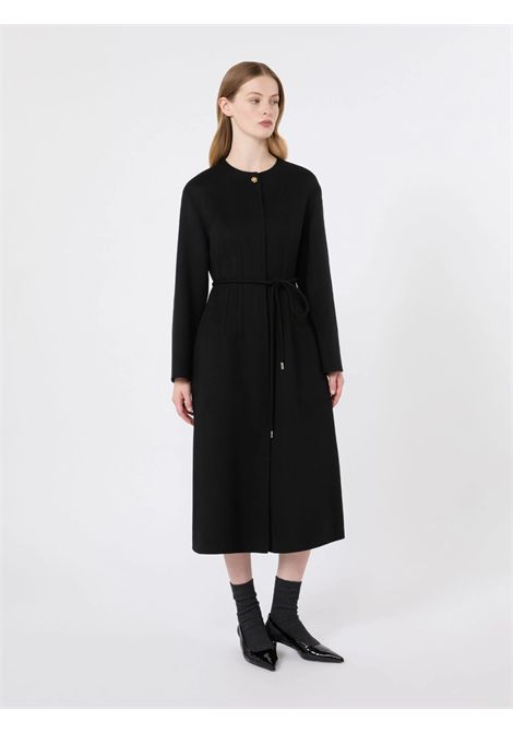 Max Mara Studio Women's Black Wool Cashmere Silk Redingote Coat Max Mara Studio |  | 2626016011600007